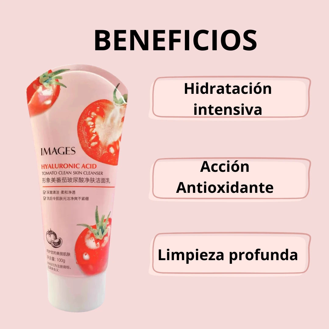 LIMPIADOR FACIAL CON TOMATE