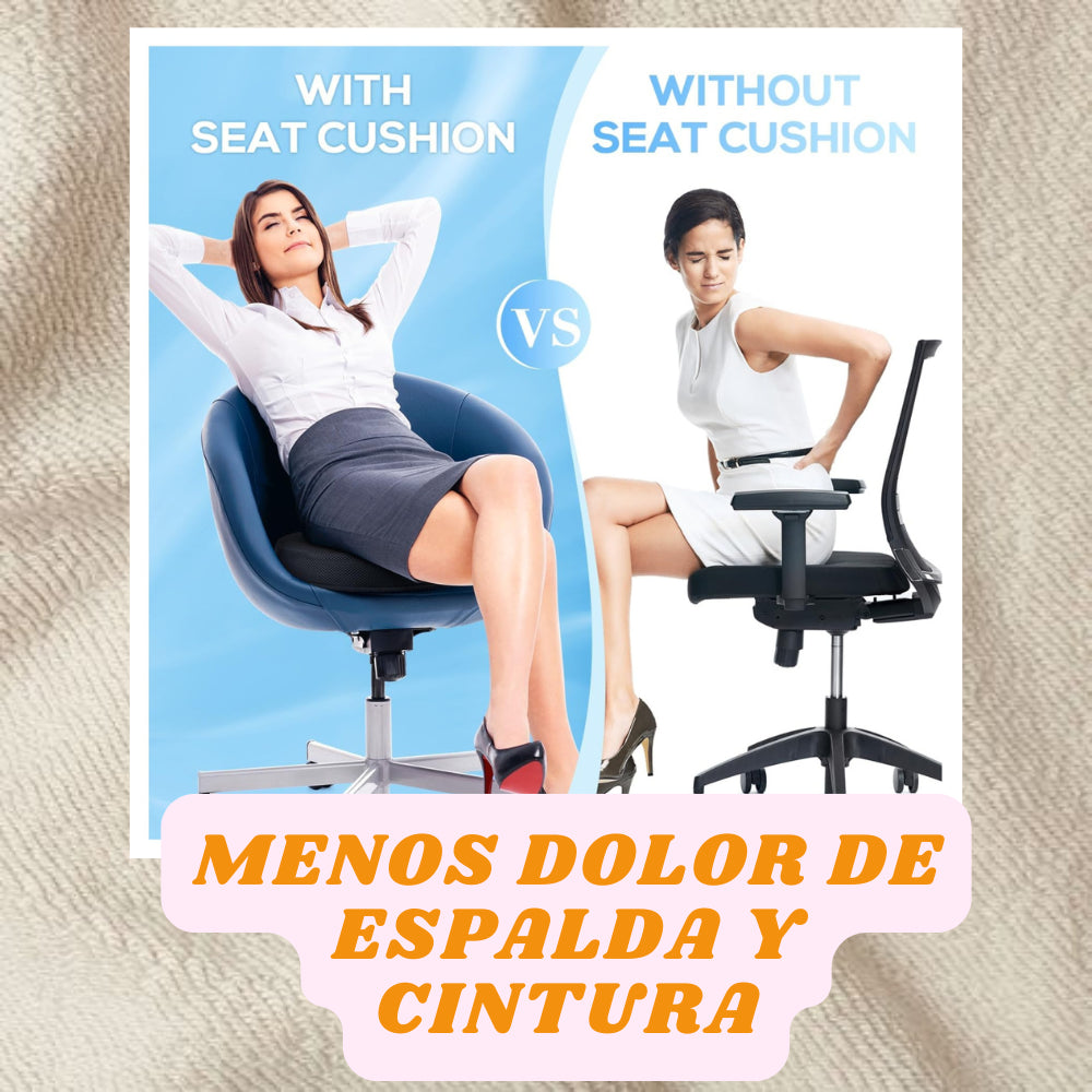 CojínCox™ - Cojín de Gel para Espalda y Coxis