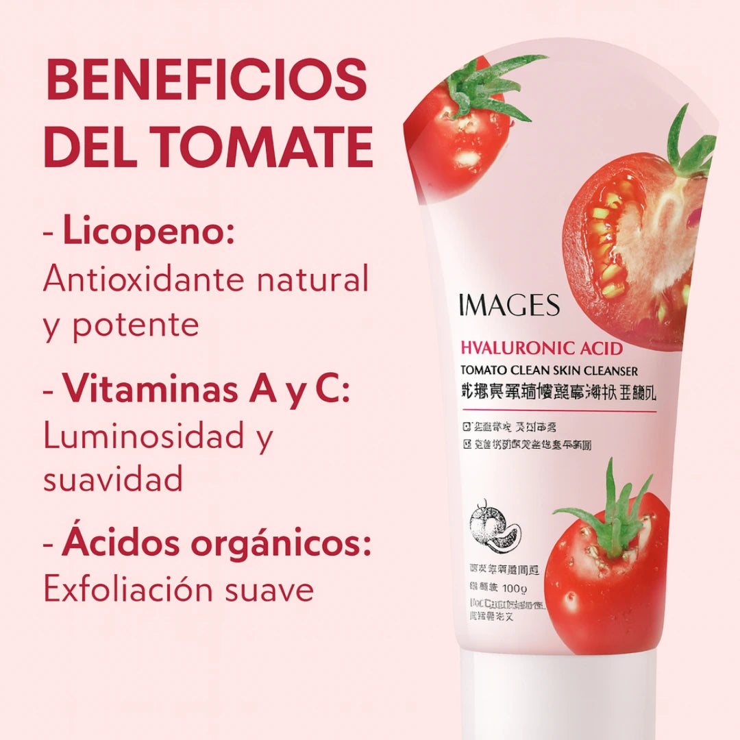 LIMPIADOR FACIAL CON TOMATE