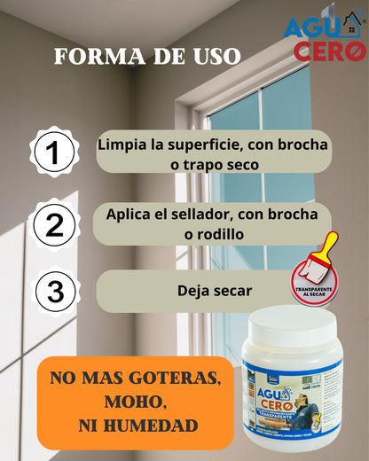 La SOLUCION para goteras, filtraciones, moho y humedad.