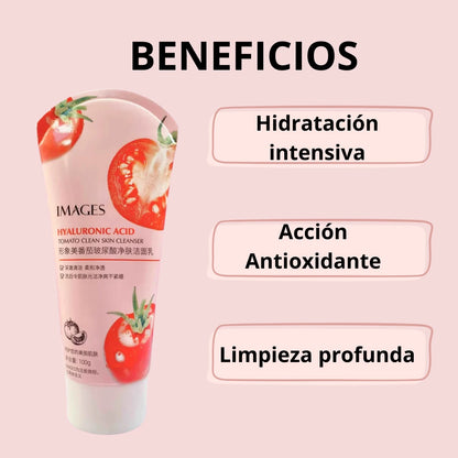 LIMPIADOR FACIAL CON TOMATE