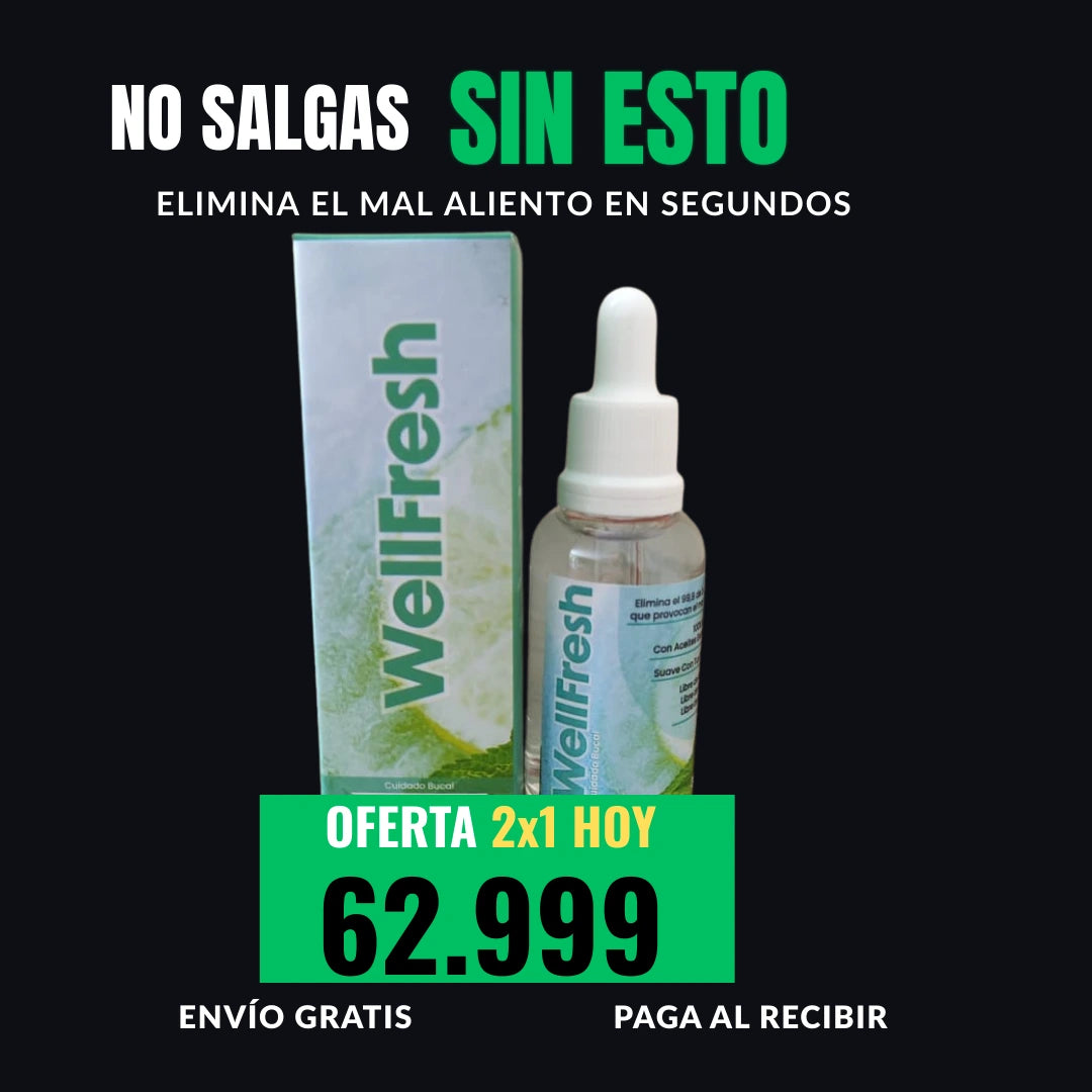 Wellfresh OFERTA PAGUE 1 Y LLEVE 2