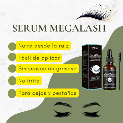 SERUM MEGALASH Pestañas más largas y voluminosas