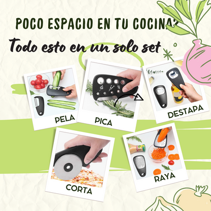 "Kitchen Easy 6 PRO: Todo lo que necesitas para tu cocina en un solo set"
