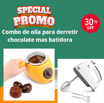 ¡GANGA!  chocolatera mas  batidora 7 velocidades